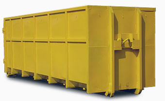Контейнер 27м3 для крупногабаритного и строительного мусора.